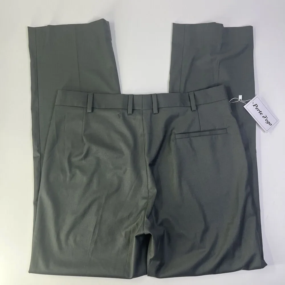 Petre D’ego Sage Green Dress Pants 35x30.5 Large NWT Formal - Picture 6 of 13